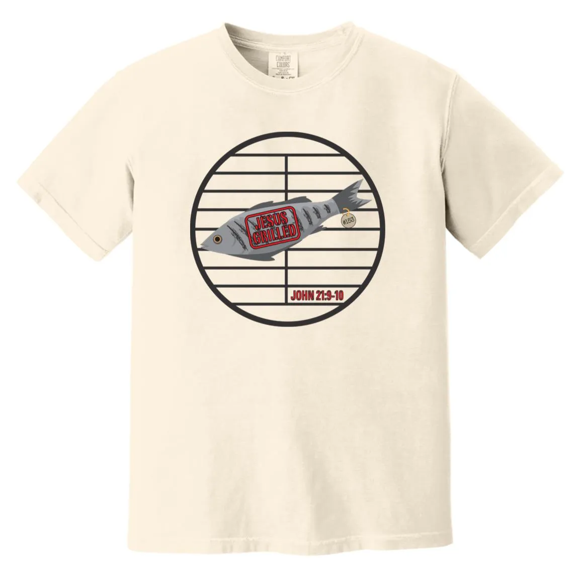 153 Fish - Men's Soft-Washed Comfort Cotton Short Sleeve T-Shirt