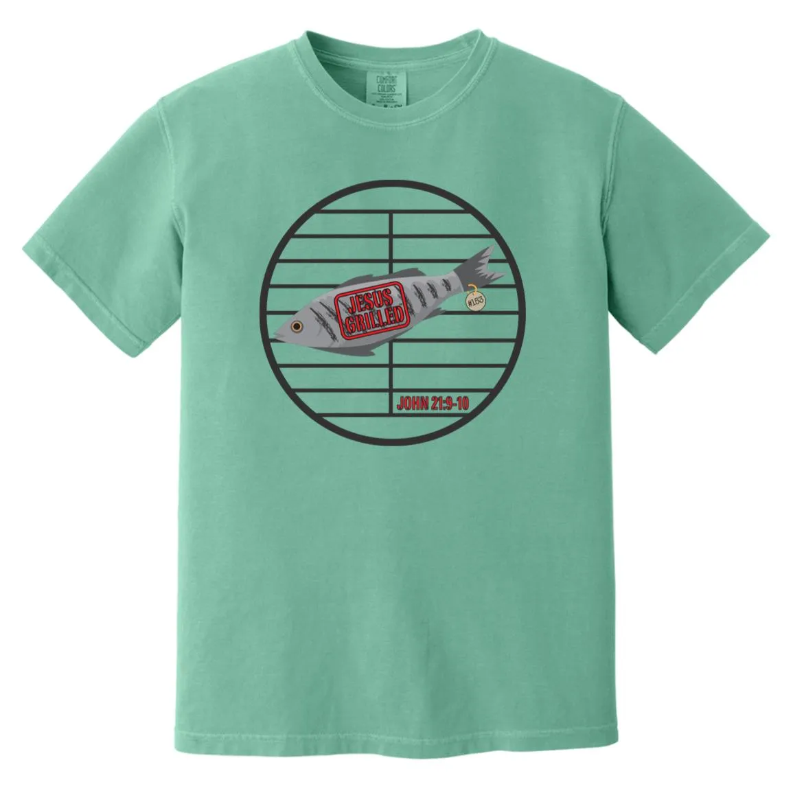 153 Fish - Men's Soft-Washed Comfort Cotton Short Sleeve T-Shirt