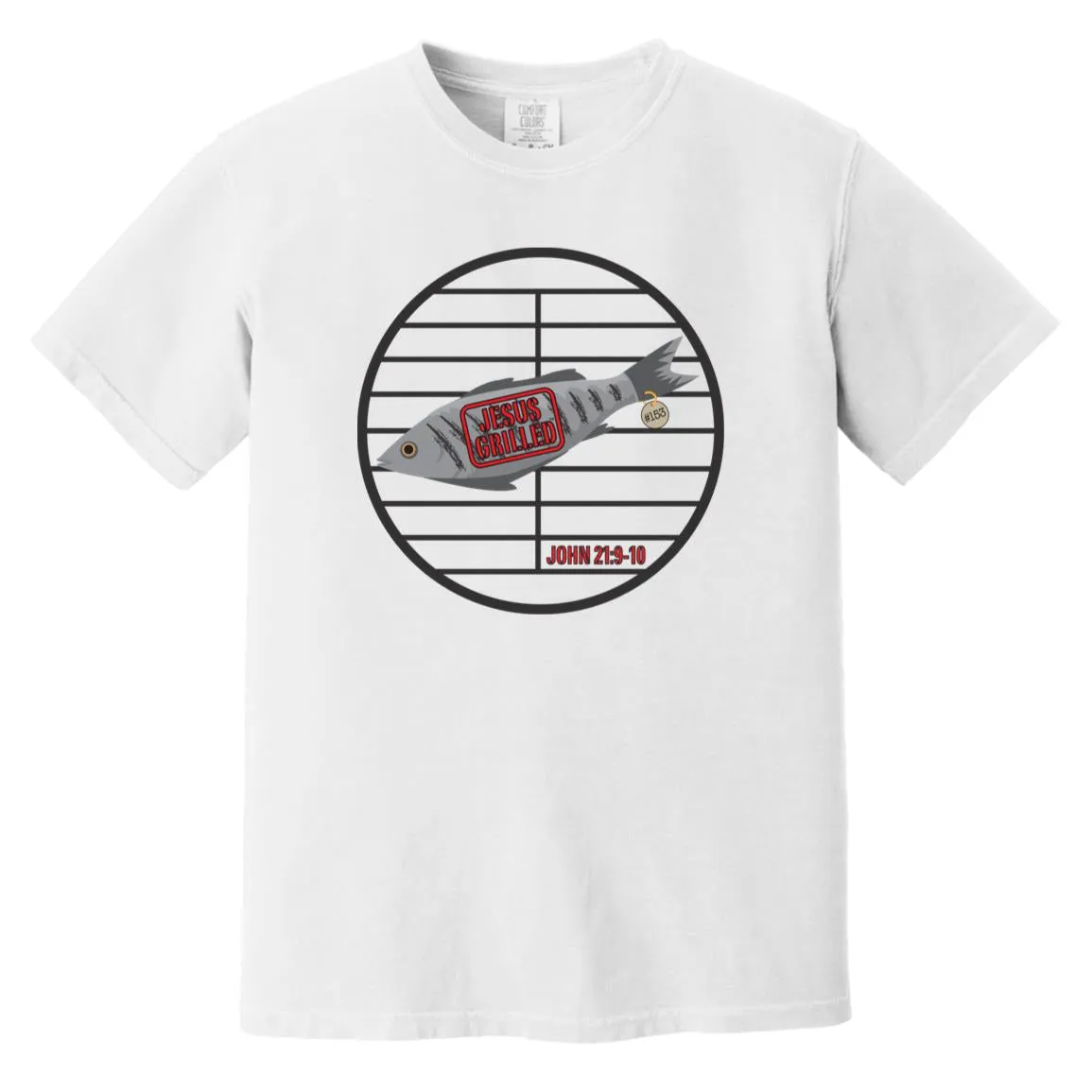 153 Fish - Men's Soft-Washed Comfort Cotton Short Sleeve T-Shirt