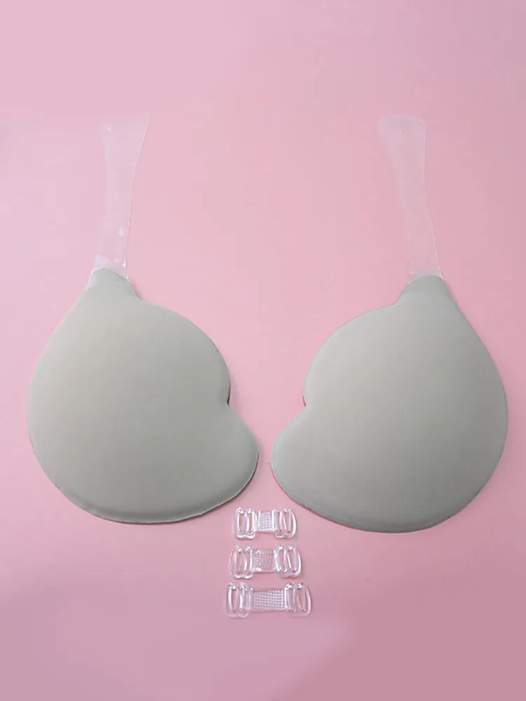 Adhesive Front Closure Push-Up Bridal Lift Invisible Bra