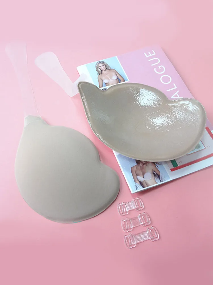 Adhesive Front Closure Push-Up Bridal Lift Invisible Bra