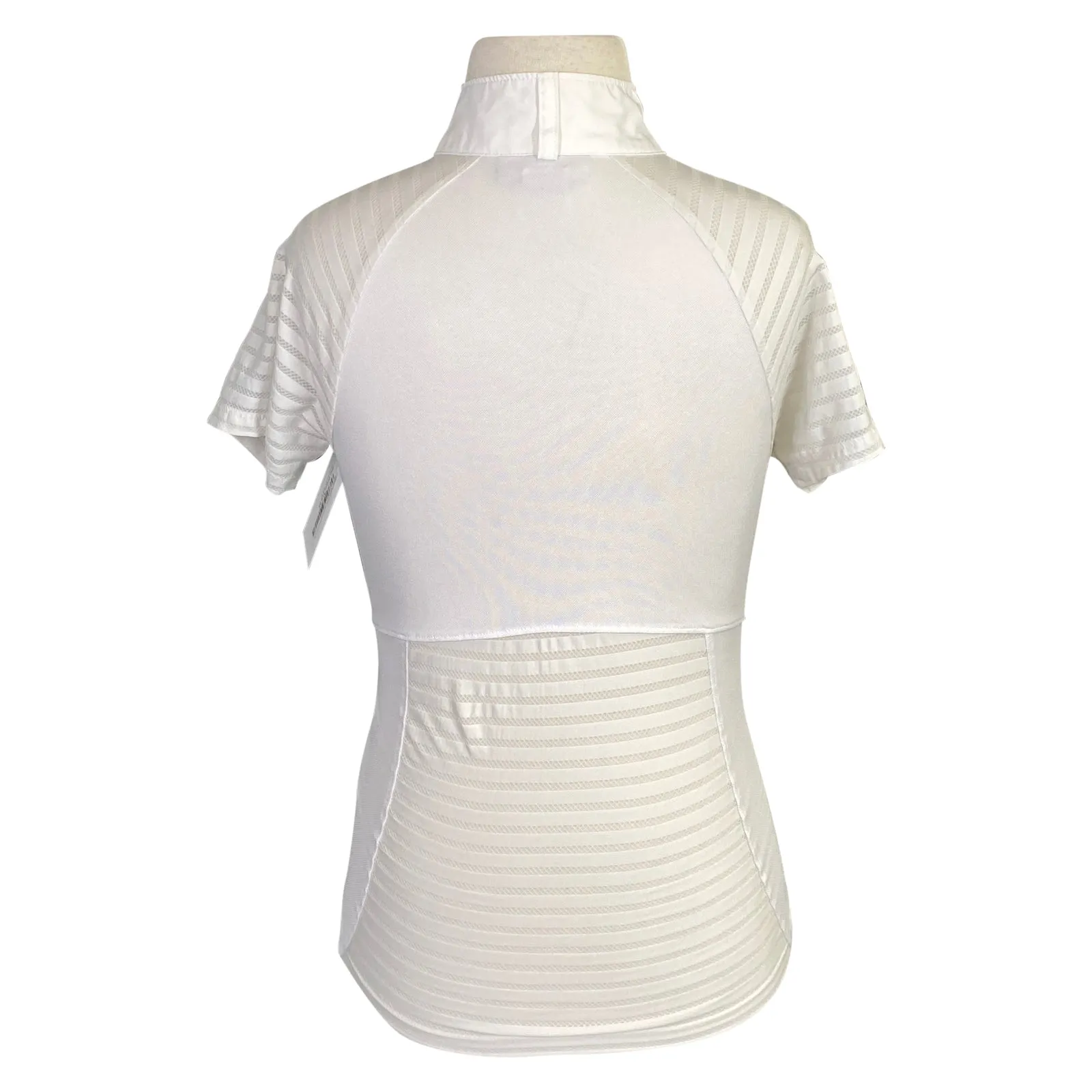 Ariat Aptos Vent Short Sleeve Show Shirt Pro Series  in White - Children's XS