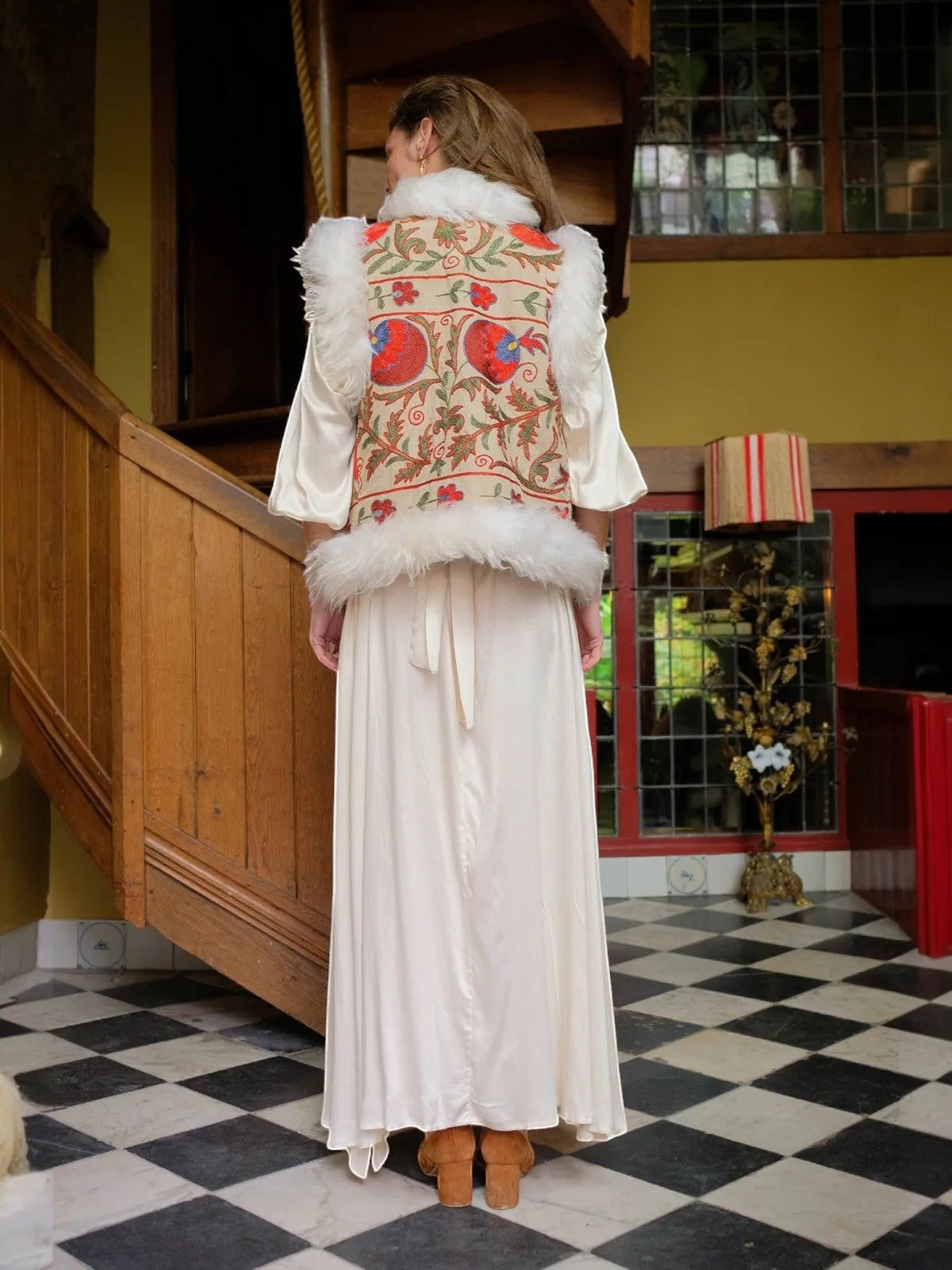 Aziz Waistcoat - M | Ivory