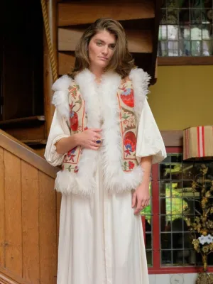 Aziz Waistcoat - M | Ivory