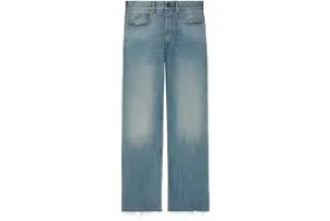 Baggy stonewashed denim pant