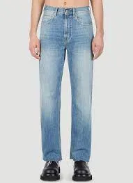 Baggy stonewashed denim pant