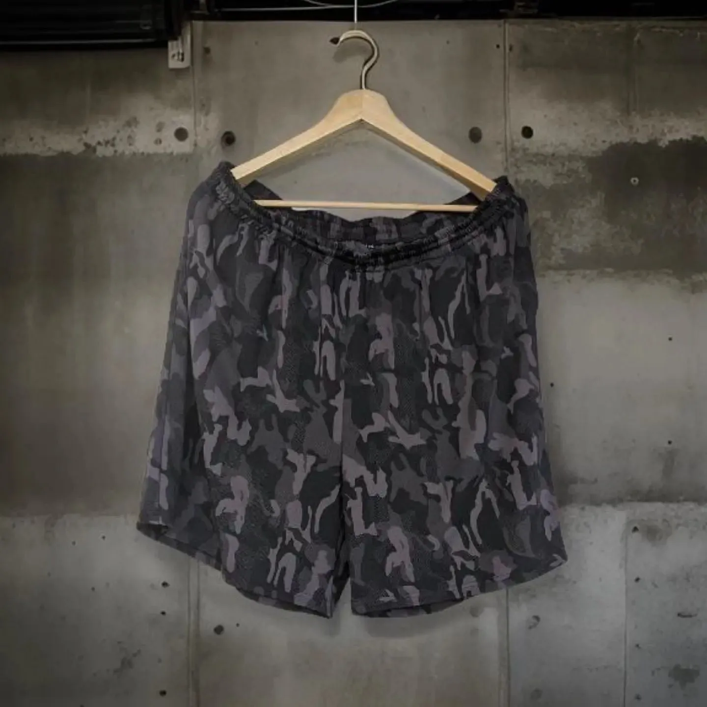 Black Purple Camouflage DriFit Shorts