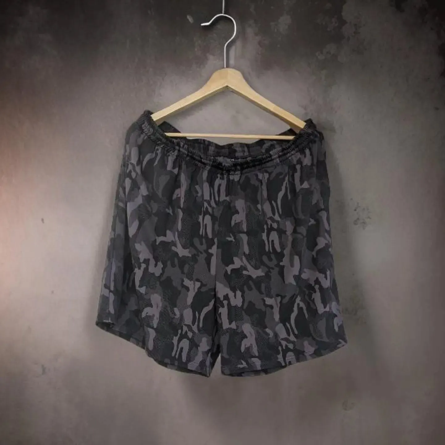 Black Purple Camouflage DriFit Shorts
