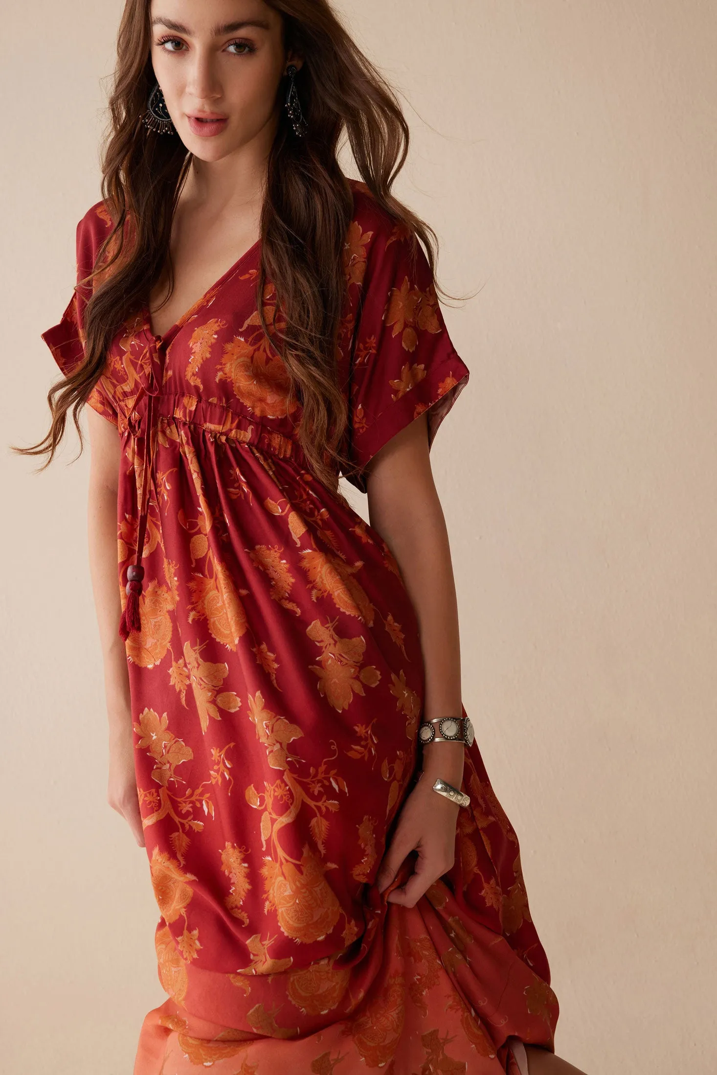 Bohera Krystal Dee Maxi Print Dress
