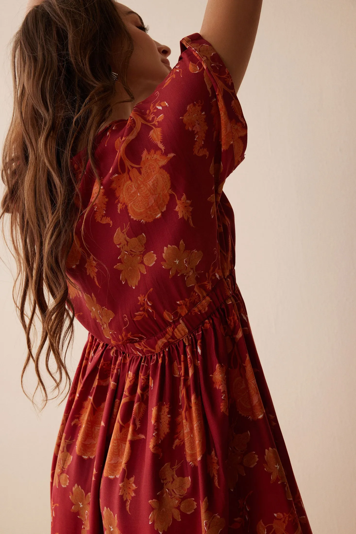 Bohera Krystal Dee Maxi Print Dress
