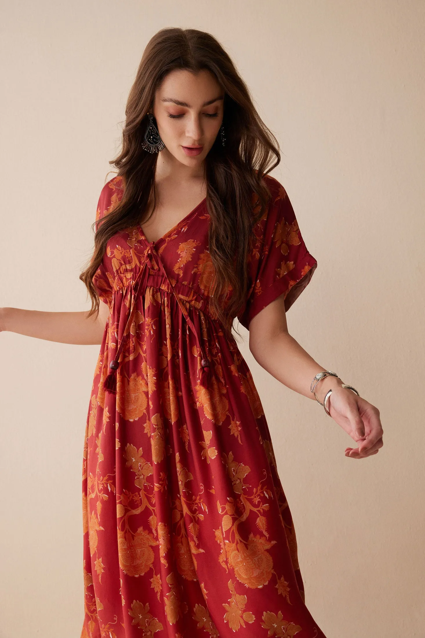 Bohera Krystal Dee Maxi Print Dress