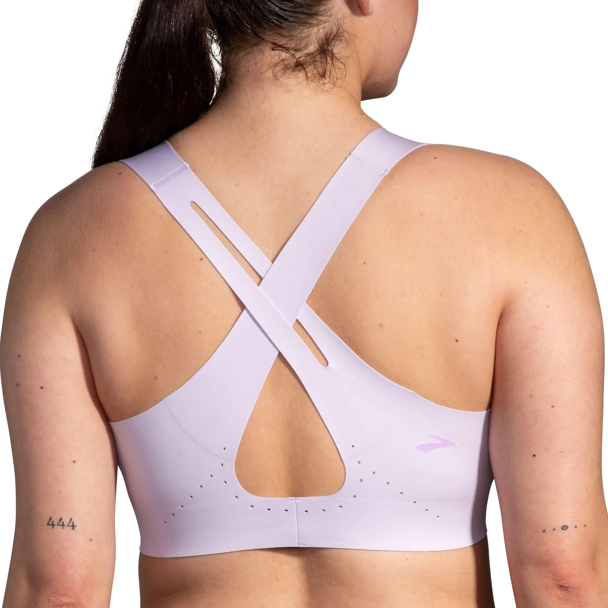 Brooks Women's Crossback 2.0 Sports Bra for Running, Workouts & Sports - Lt Purple - 40CD