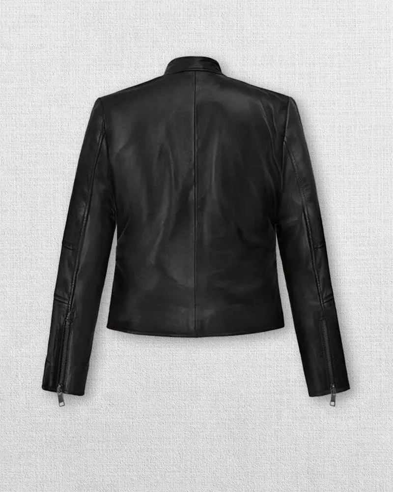 CARRIE ANNE MOSS LEATHER JACKET THE MATRIX RESURRECTIONS MOVIE JACKET