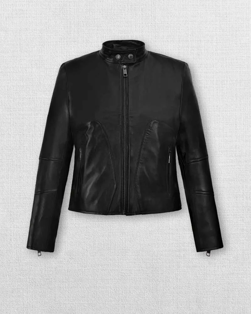 CARRIE ANNE MOSS LEATHER JACKET THE MATRIX RESURRECTIONS MOVIE JACKET
