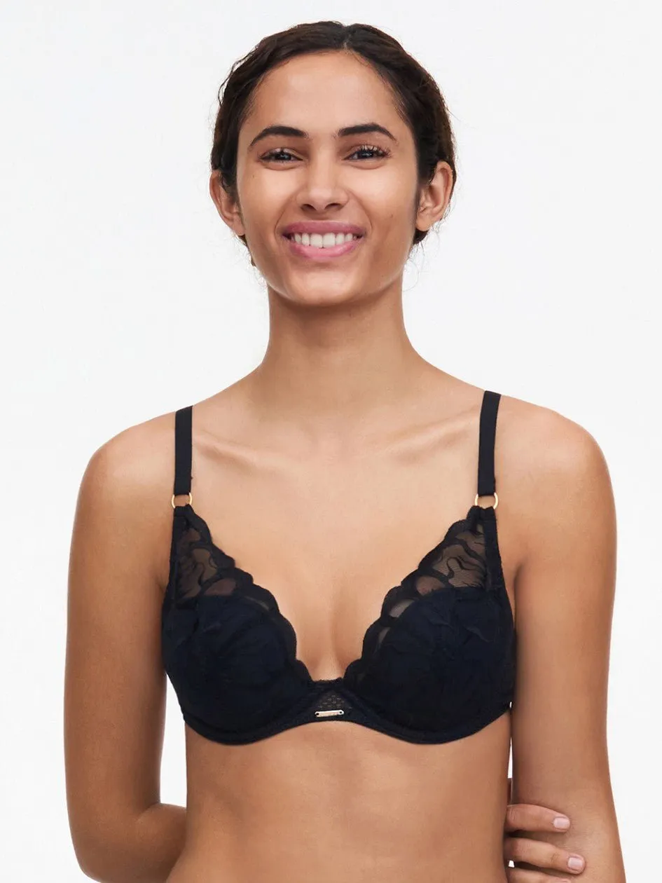 Chantelle Fleurs Plunge T-Shirt Bra
