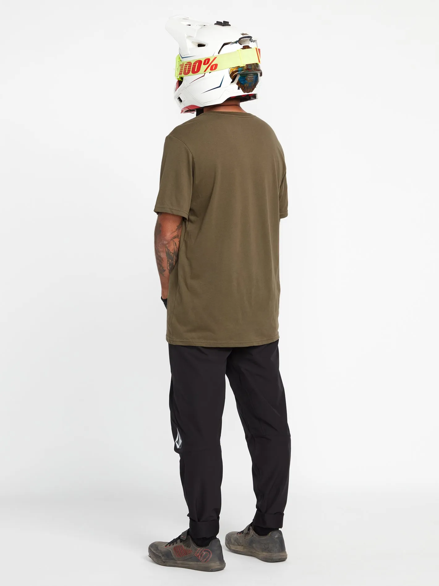 Crested Tech Short Sleeve Tee - Military