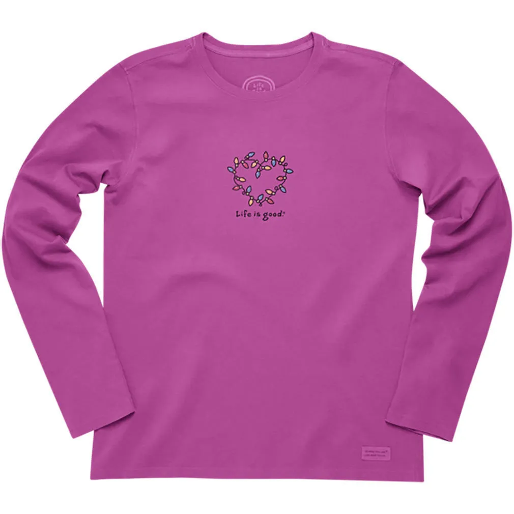 Crusher L/S Holidy Lights Heart T-Shirt by Life is good