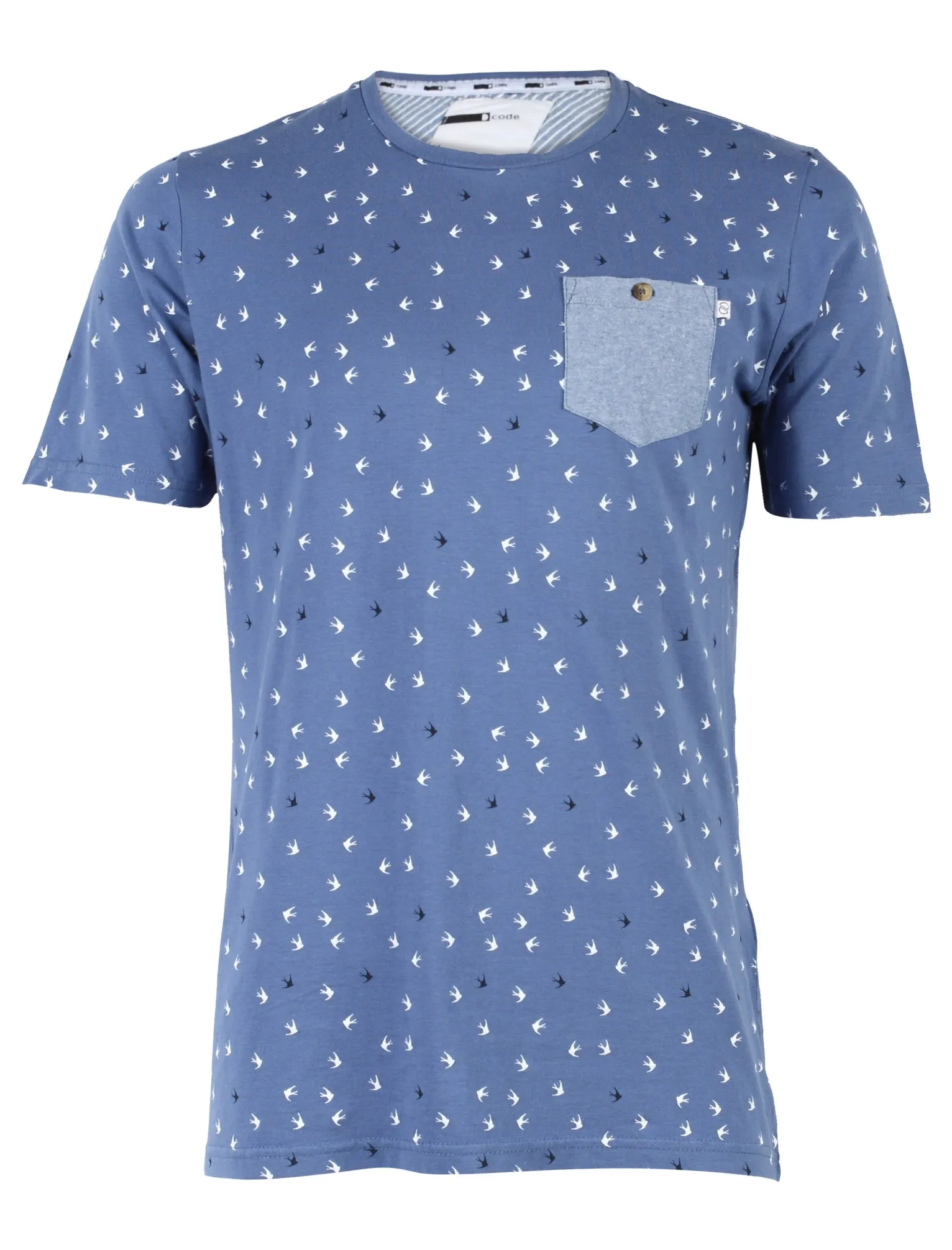 D-Code Tim Crew Neck T-Shirt in navy