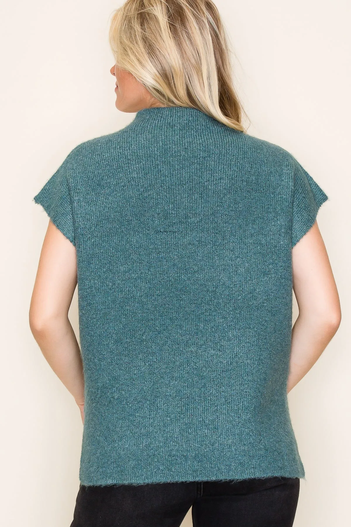 Ella Mock Sweater Vest