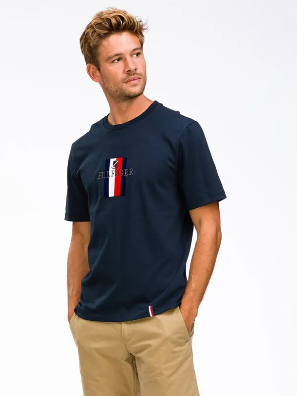 Flag Crest Relaxed Fit Tee