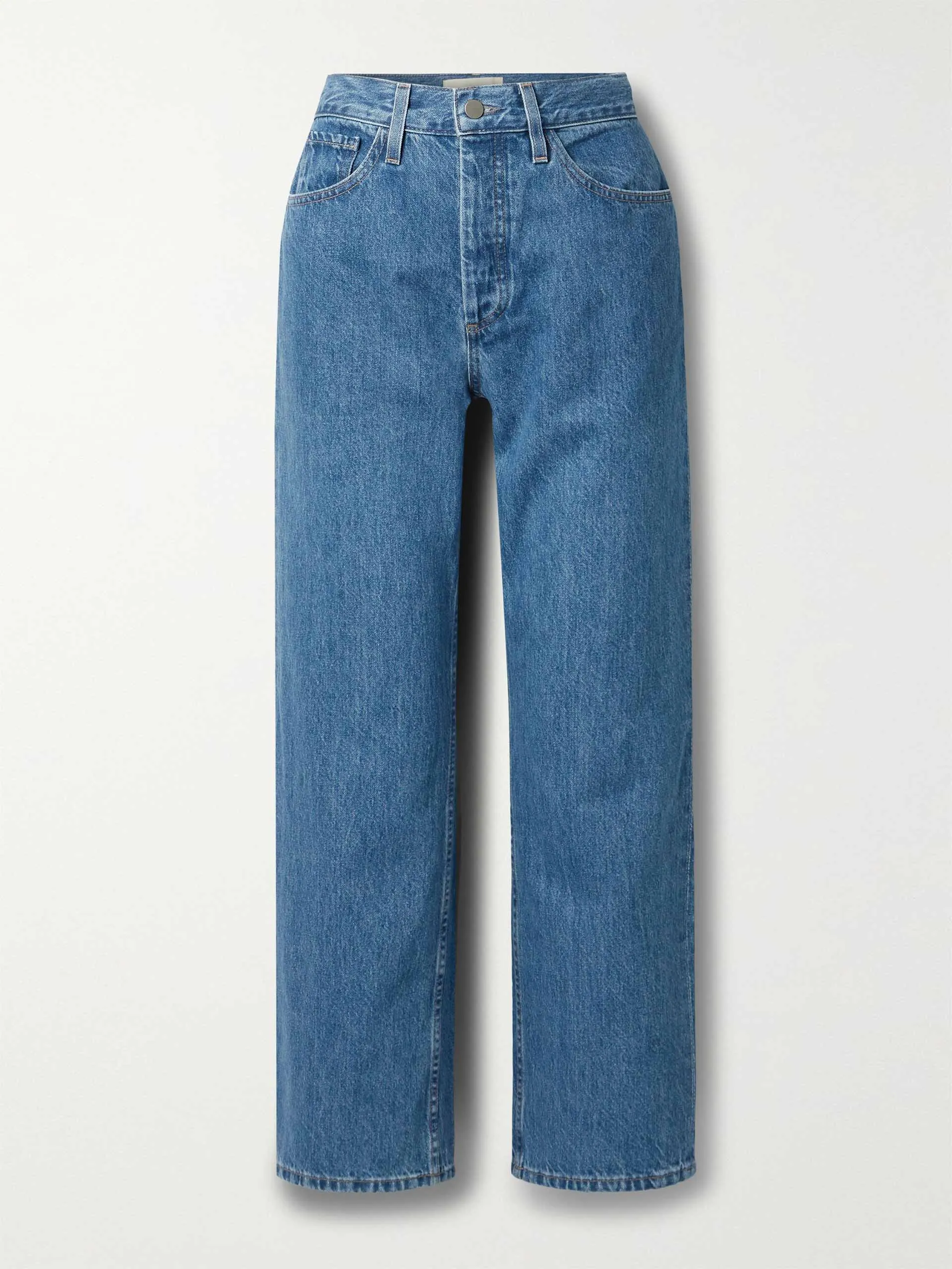 Georgina high-rise straight-leg jeans