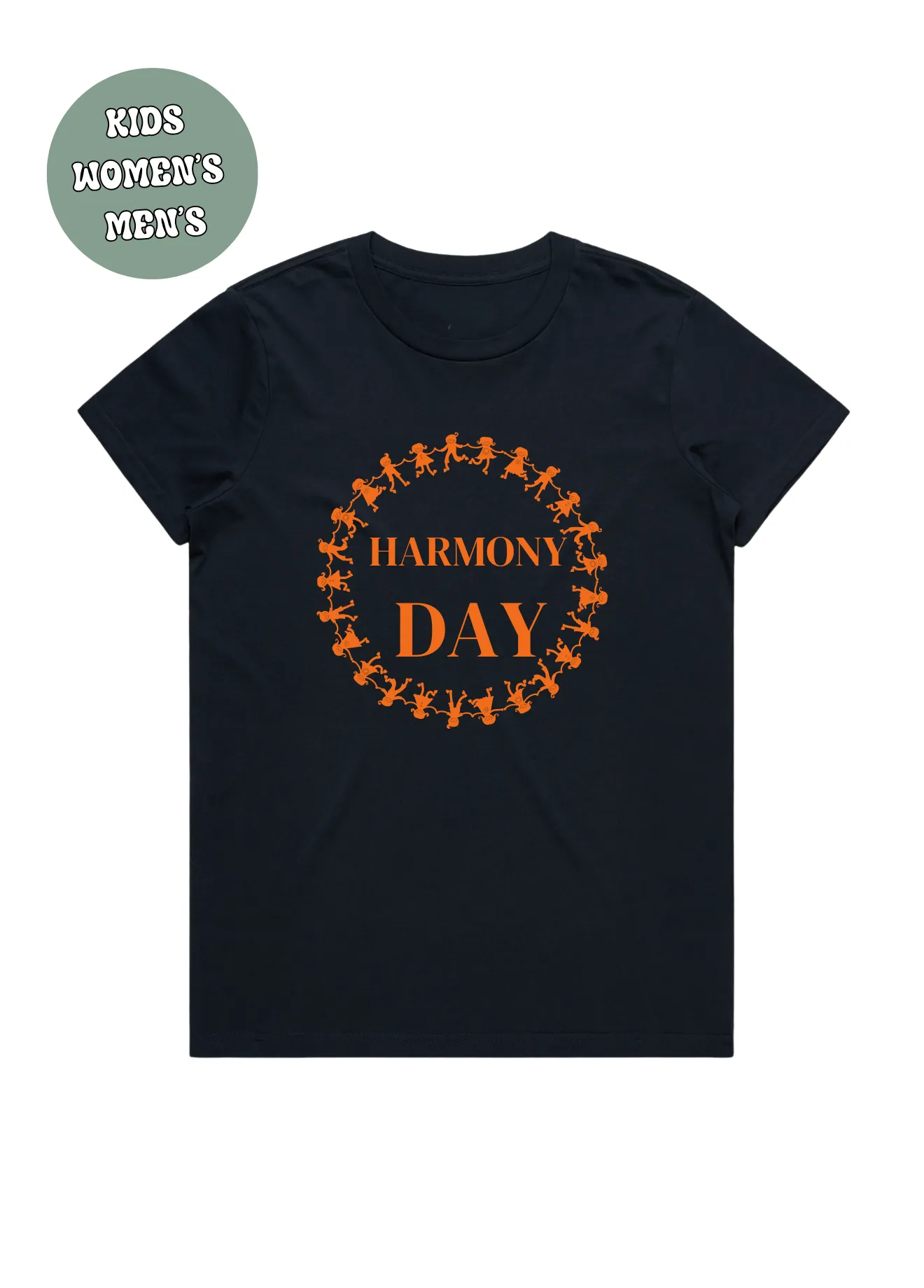 HARMONY DAY CIRCLE ORANGE T-SHIRT