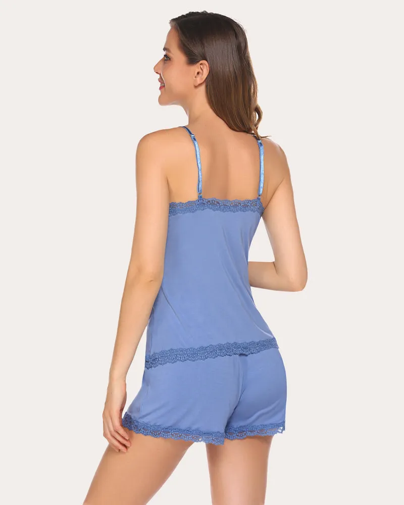 Heart Print Cami Pajama Set