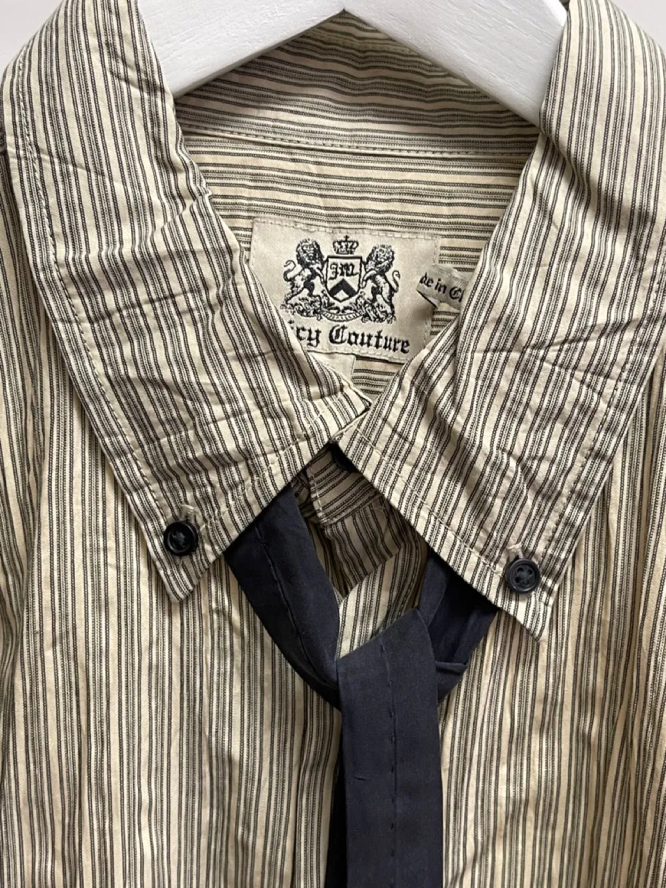 Juicy Couture Mens Black Shirting 2  Shirts
