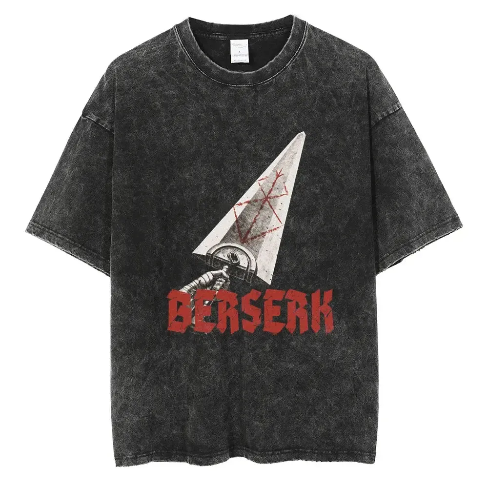[KUJO] "Dragon Slayer V2" Vintage Oversized T Shirt