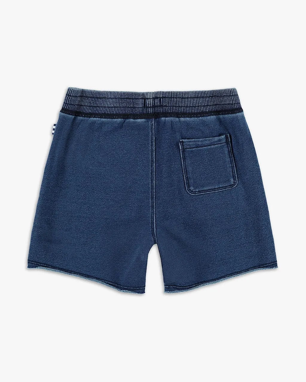Little Boy Indigo Brushed French Terry Short