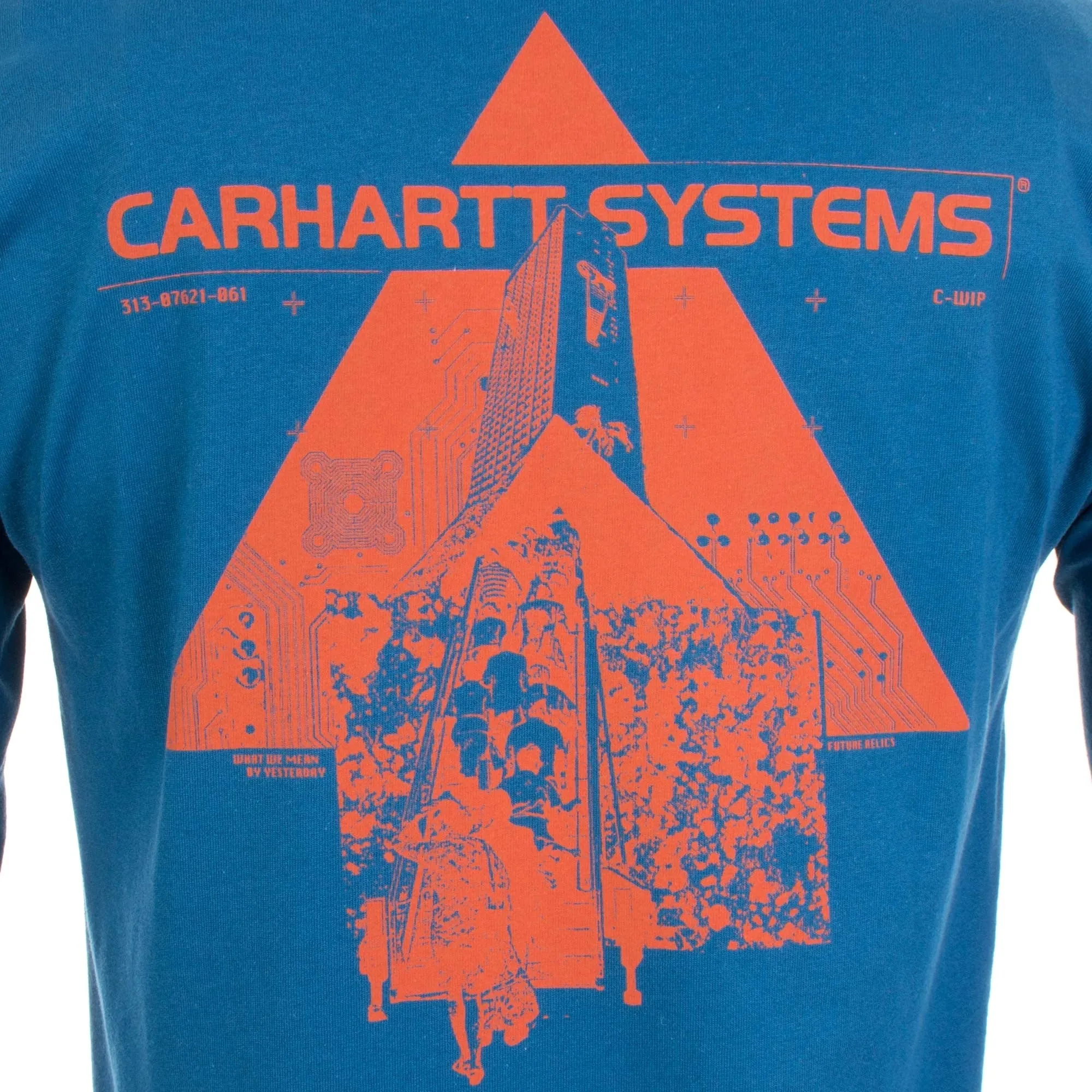 Long Sleeved Relaxed Fit Pyramid T-Shirt