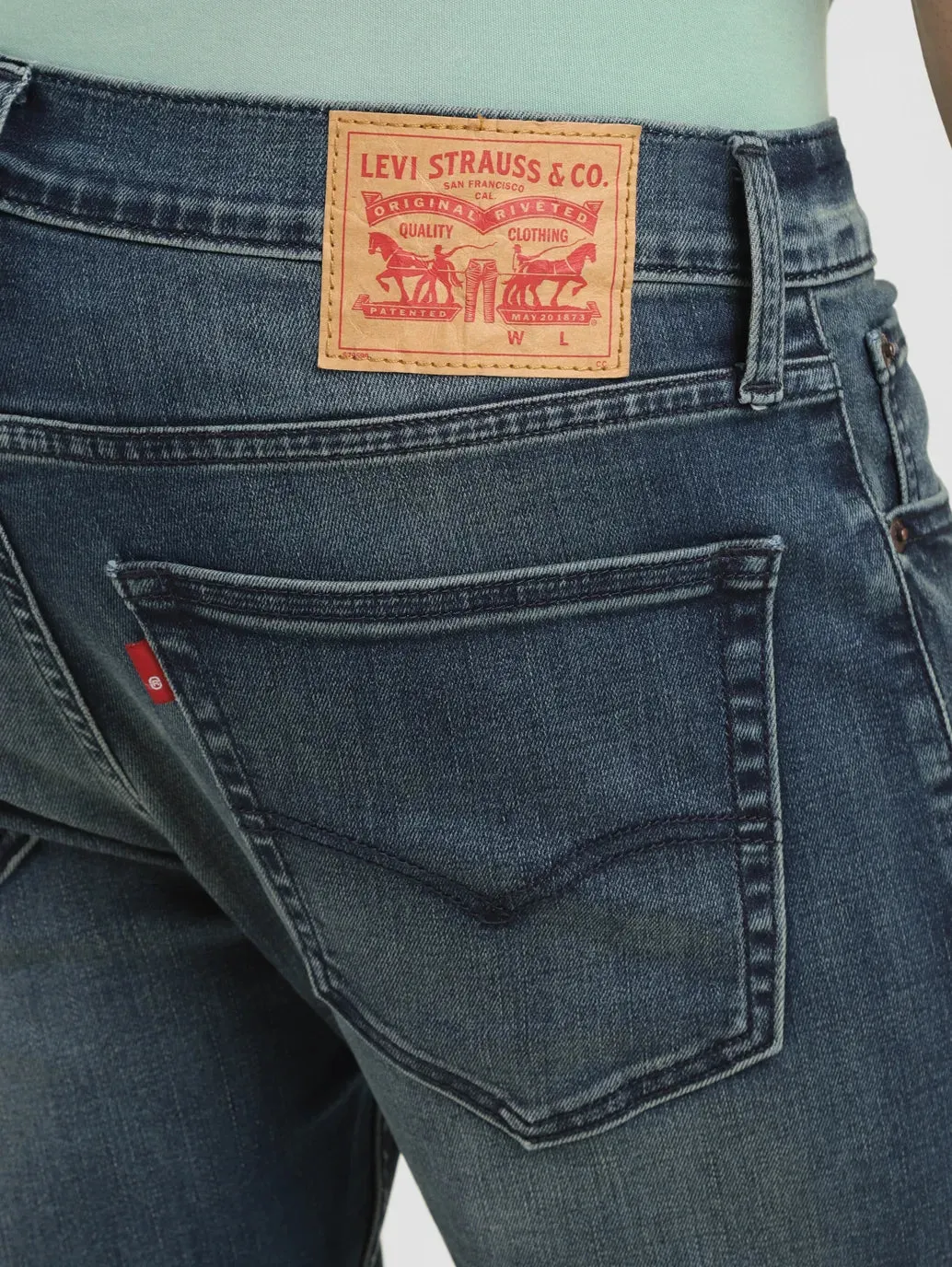 Men's 655'04 Dark Indigo Skinny Fit Mid Rise Jeans