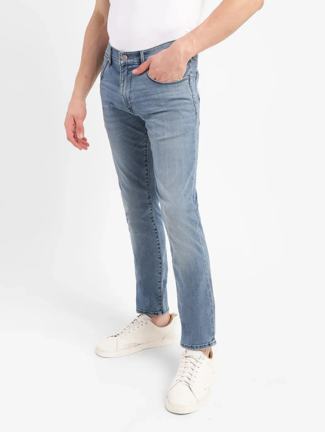 Men's 65504 Light Indigo Skinny Fit Mid Rise Jeans
