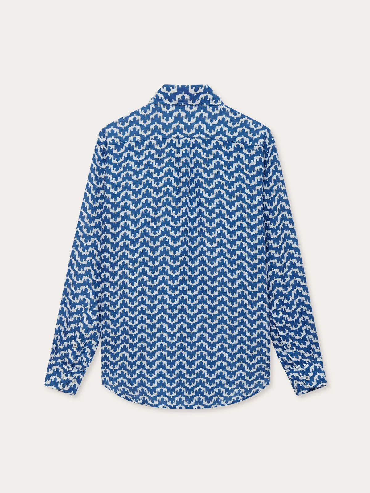 Men's Elephant Palace Blue Abaco Linen Shirt