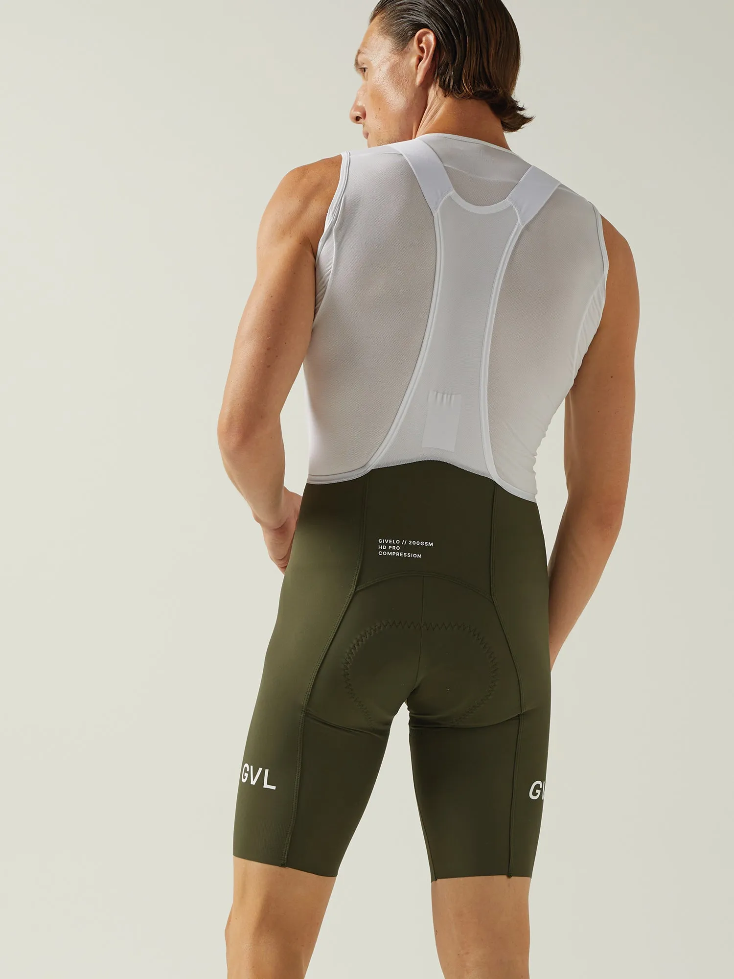 MEN’S HD PRO BIB SHORTS OLIVE