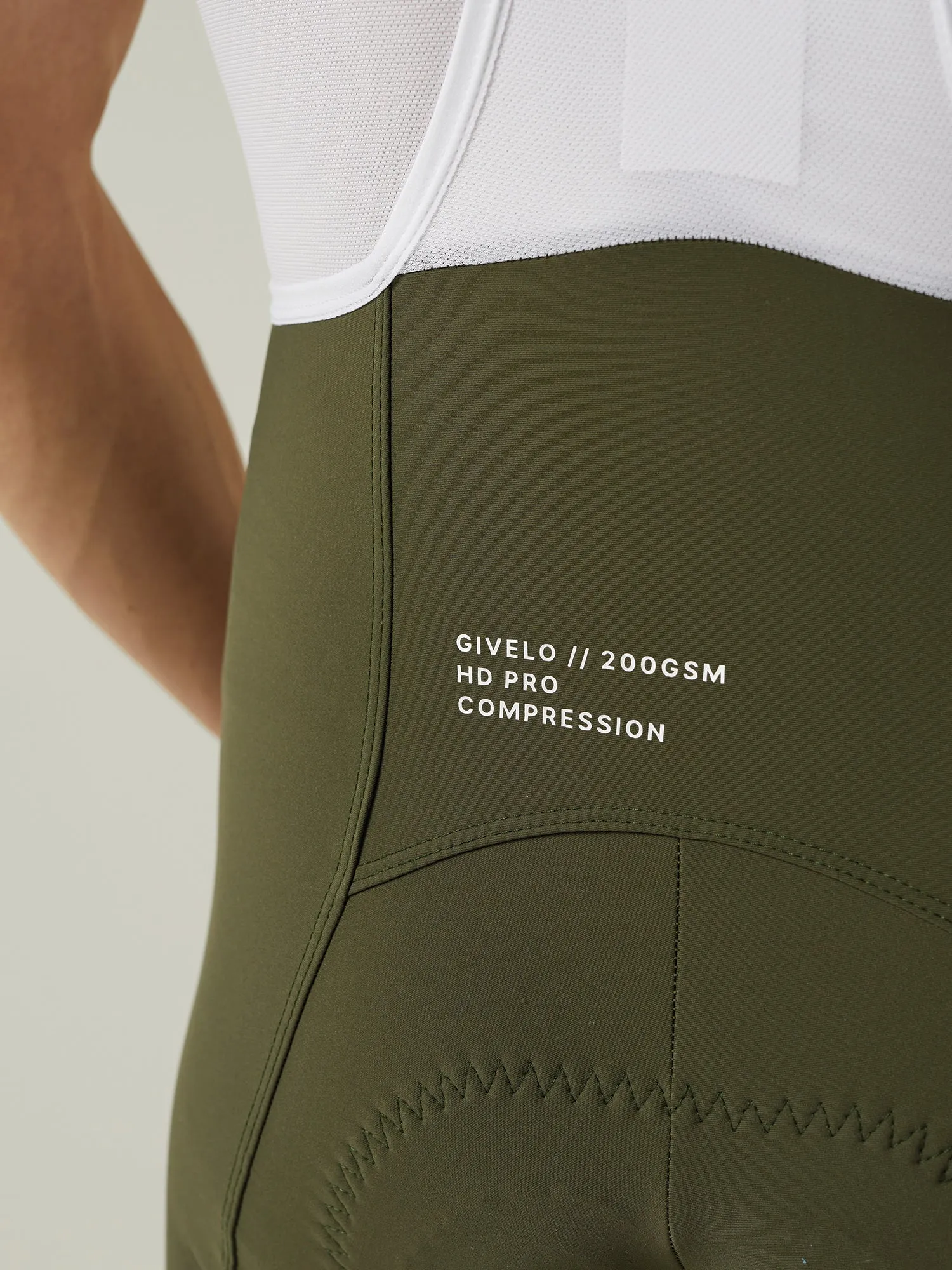 MEN’S HD PRO BIB SHORTS OLIVE