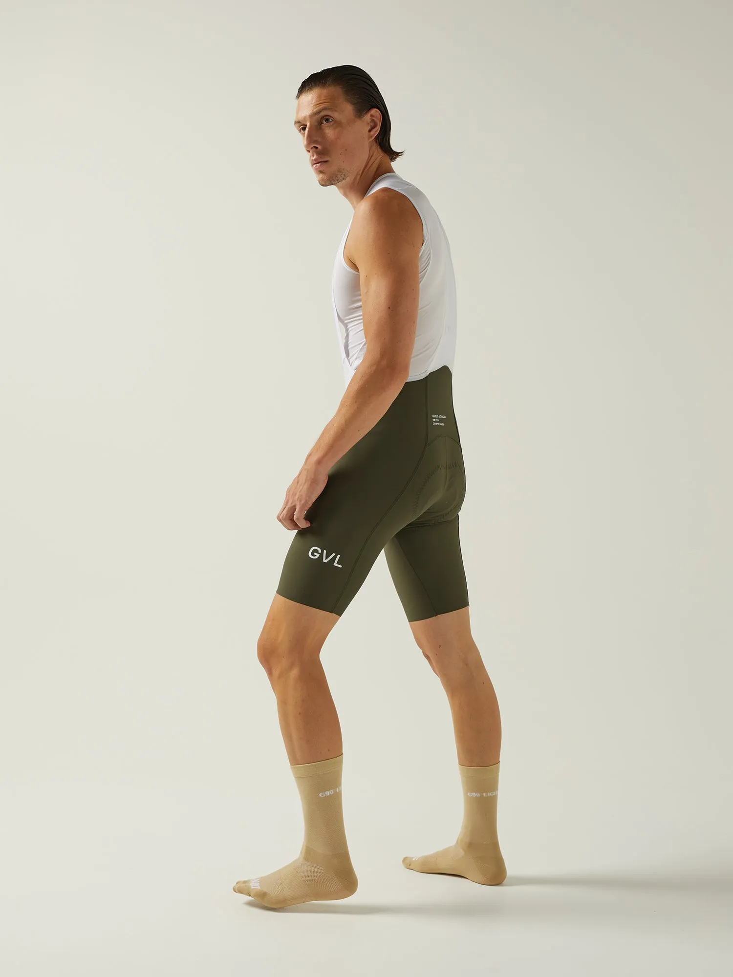 MEN’S HD PRO BIB SHORTS OLIVE