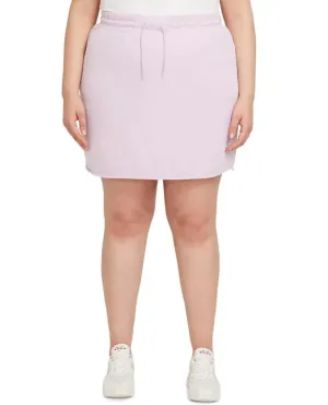 Nike Plus Size Icon Clash Drawstring-Waist Sweats Skirt