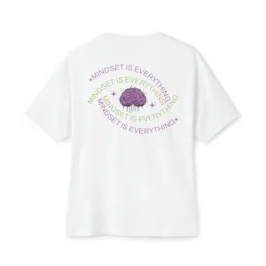 "Positive Mindset" Unisex Oversized Boxy Tee