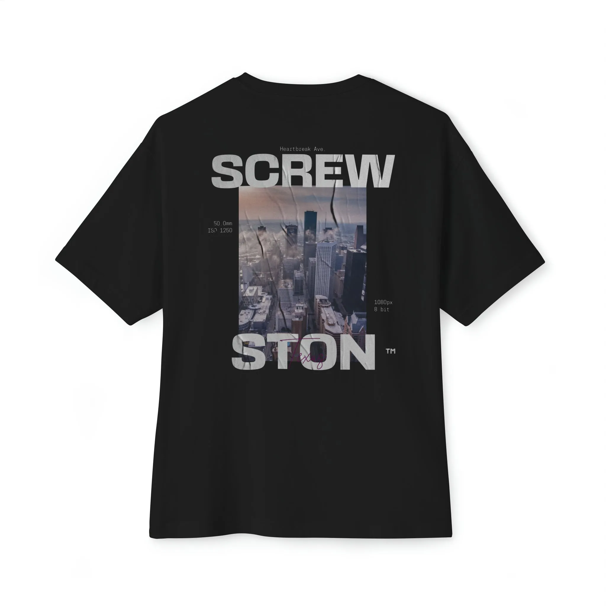 "Screwston" Unisex Oversized Boxy Tee