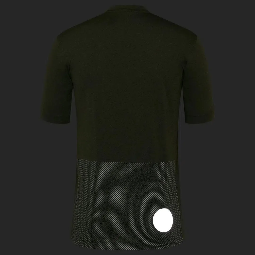 RAPHA Commuter Reflective TShirt - Dark Olive Marl