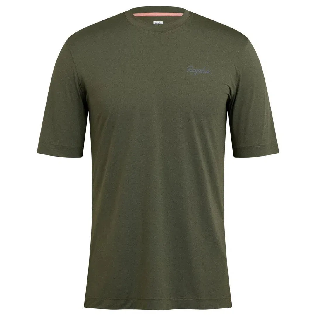 RAPHA Commuter Reflective TShirt - Dark Olive Marl