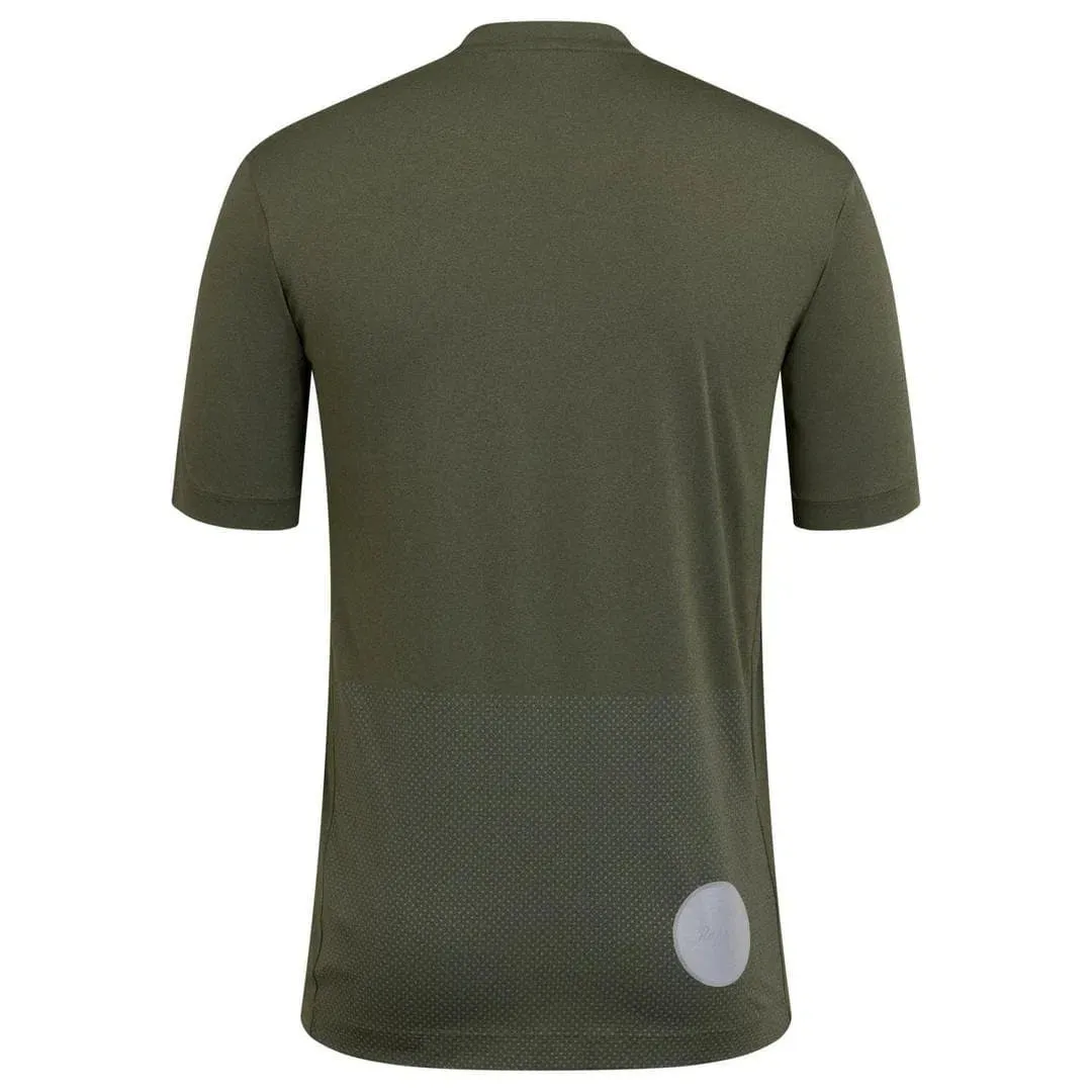 RAPHA Commuter Reflective TShirt - Dark Olive Marl