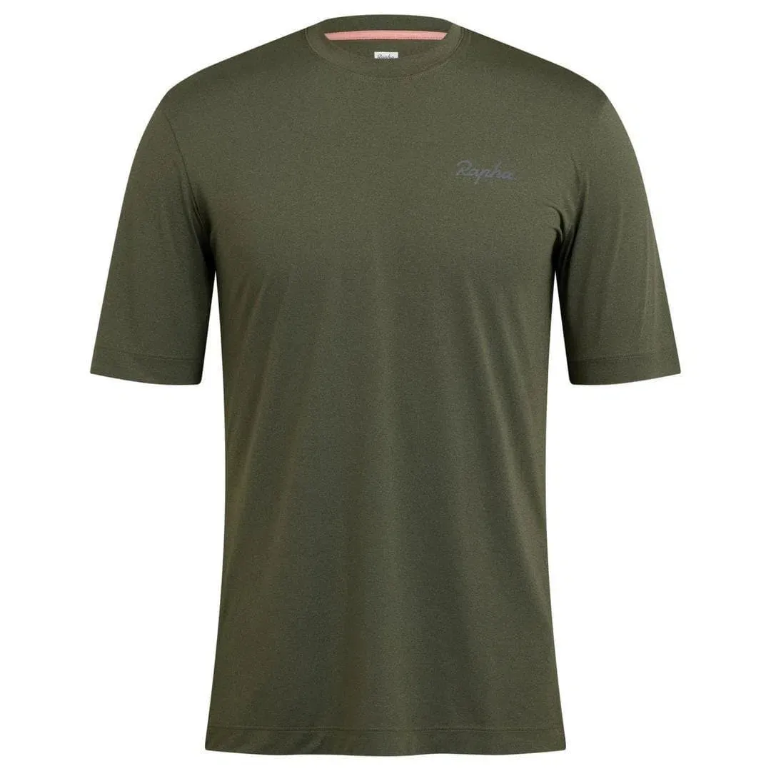 RAPHA Commuter Reflective TShirt - Dark Olive Marl