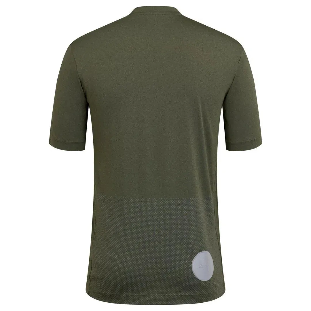 RAPHA Commuter Reflective TShirt - Dark Olive Marl