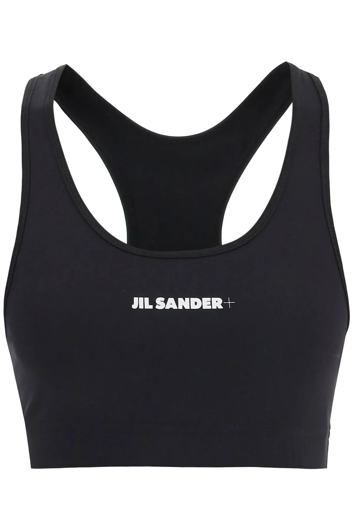 Ribbed Logo Athletic Bra