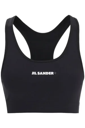 Ribbed Logo Athletic Bra
