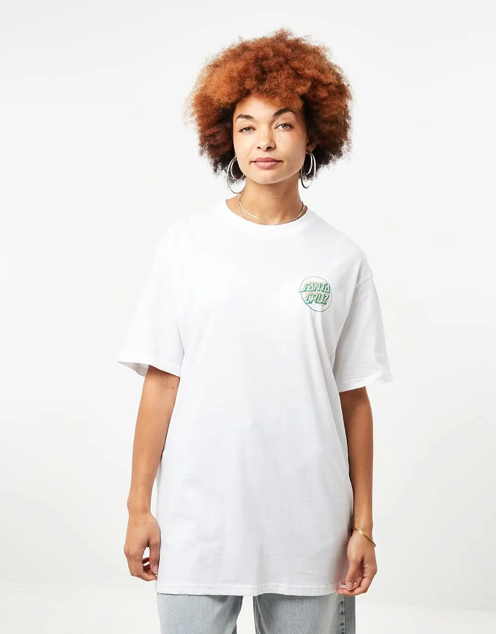 Santa Cruz Beginning Dot T-Shirt - White