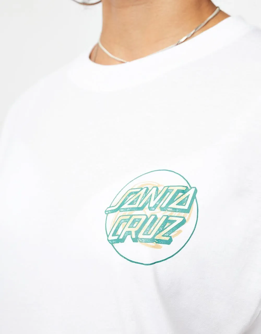 Santa Cruz Beginning Dot T-Shirt - White