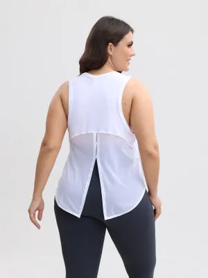 Semi-transluent Quick Dry Yoga Tank Top